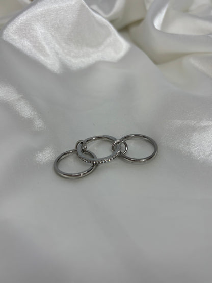 Bague triple