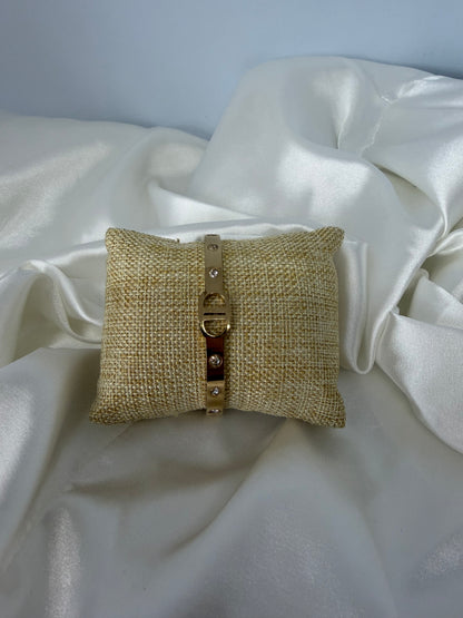 jonc maille gros diamant