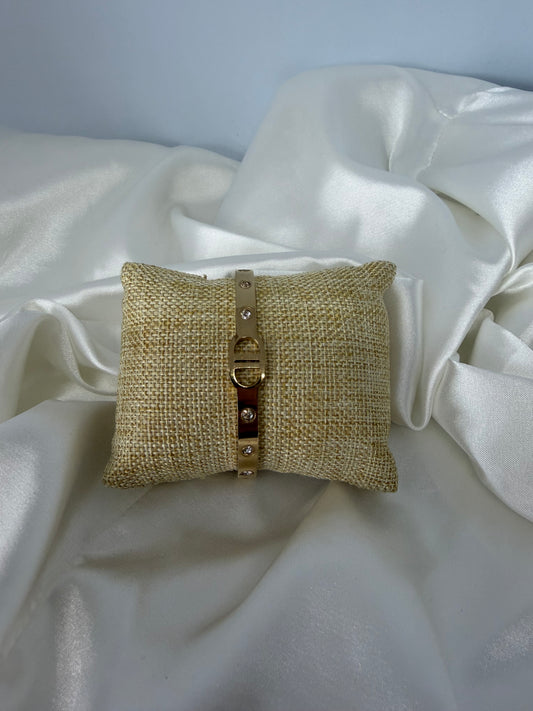 jonc maille gros diamant