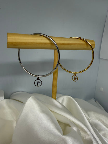 Jonc breloque étoile scintillante