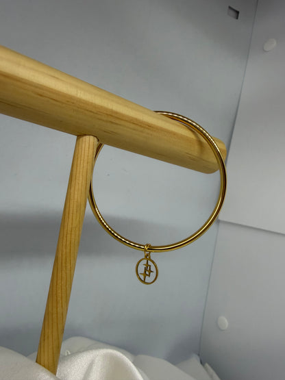 Jonc breloque étoile scintillante