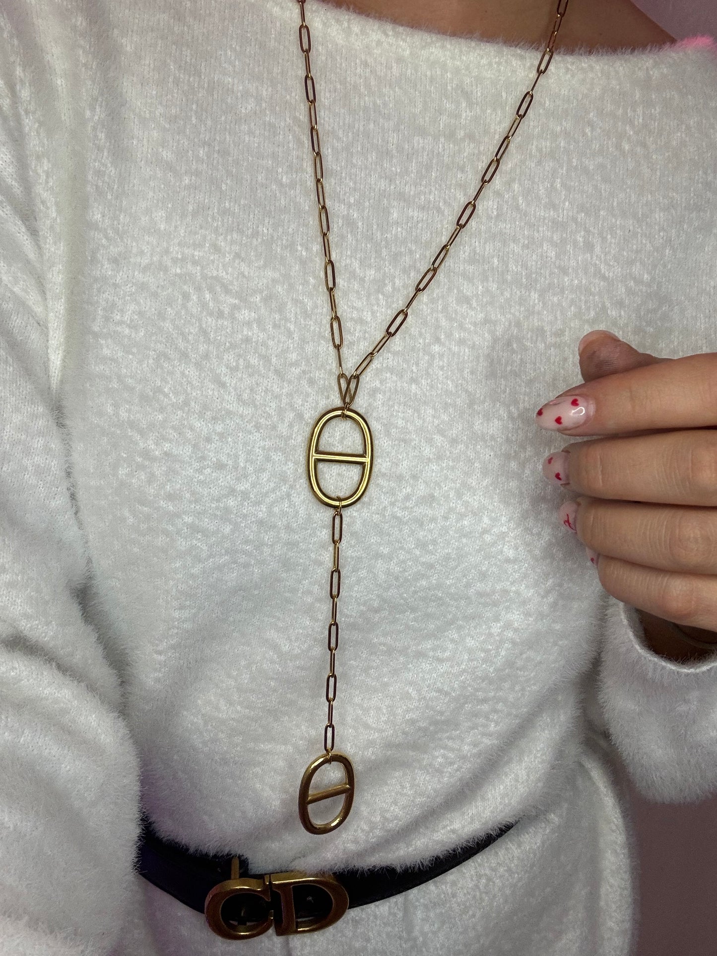 Sautoir grosse chaîne maille XL