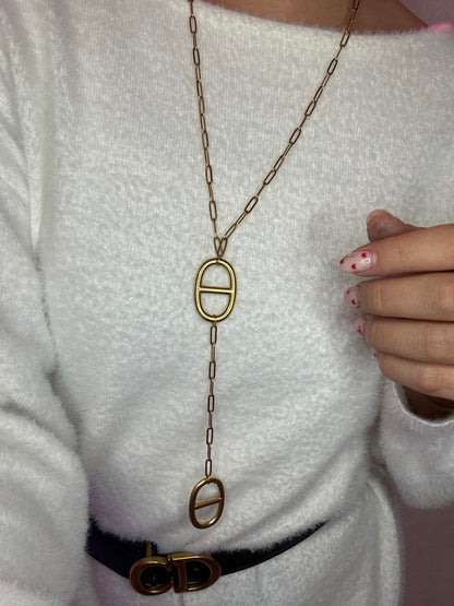 Sautoir grosse chaîne maille XL