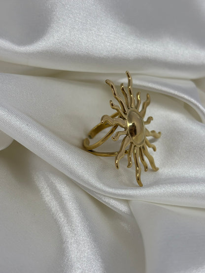 Grosse bague soleil