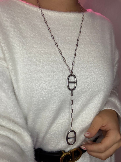 Sautoir grosse chaîne maille XL