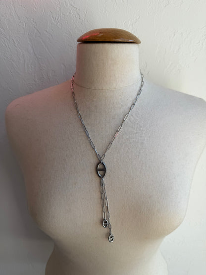 Sautoir mailles pendantes