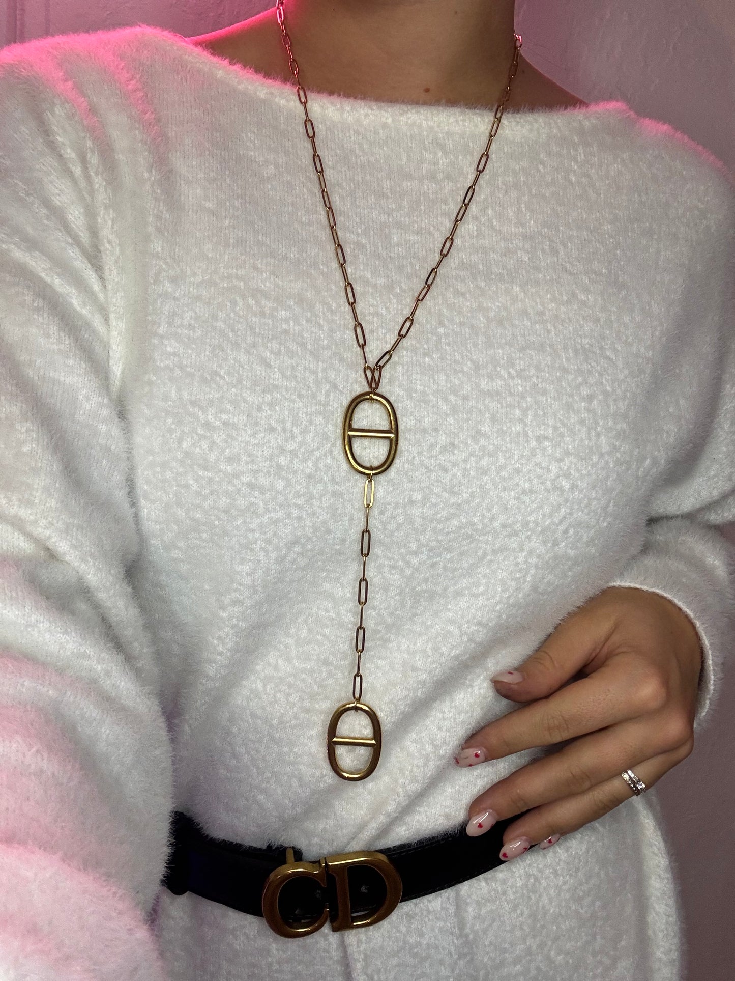 Sautoir grosse chaîne maille XL