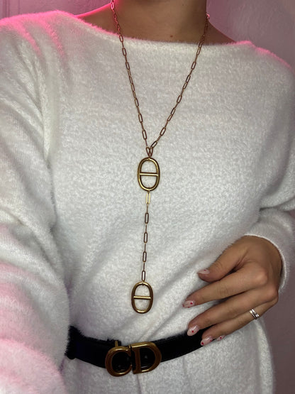 Sautoir grosse chaîne maille XL