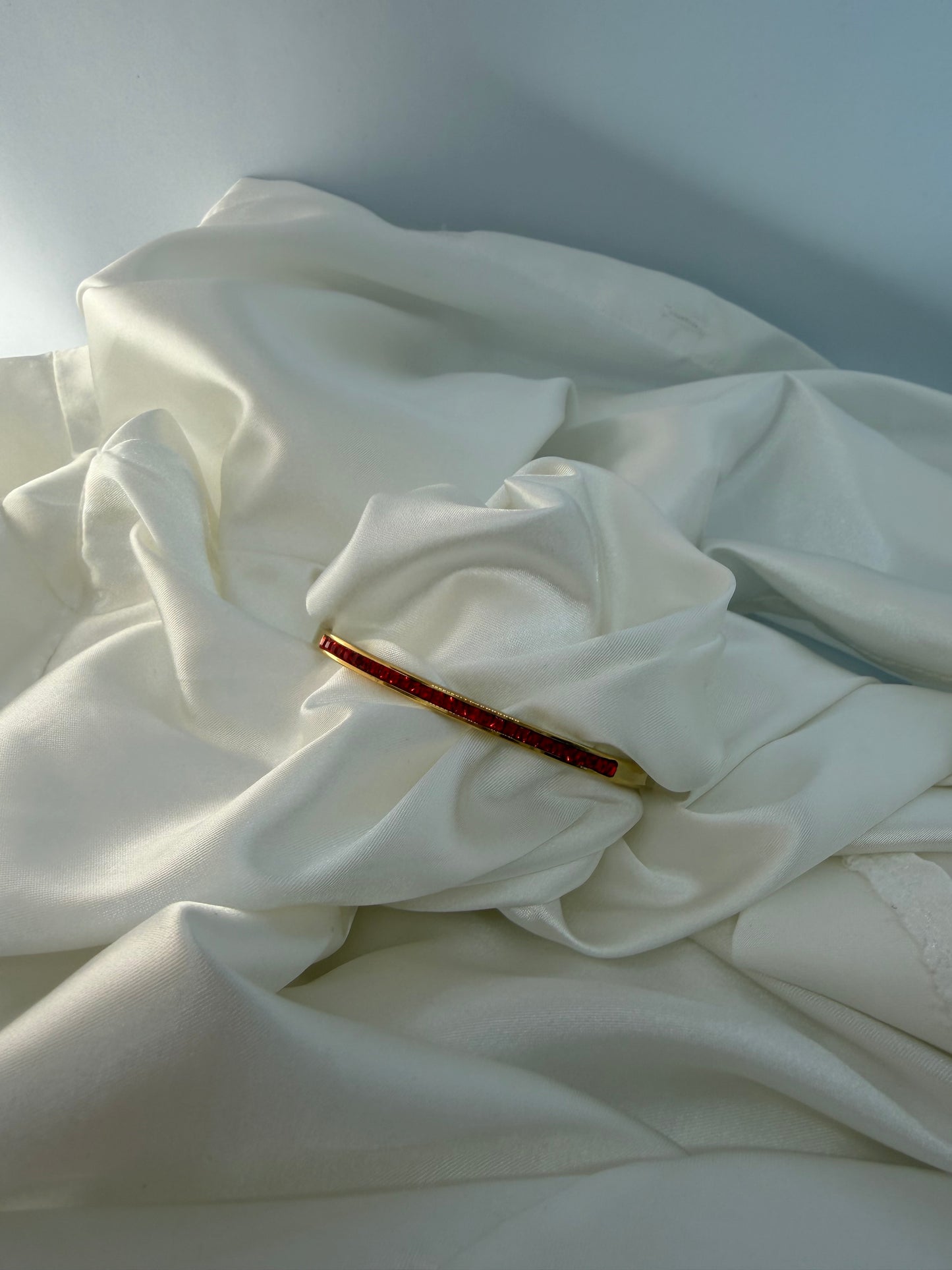 Jonc diamant coloré