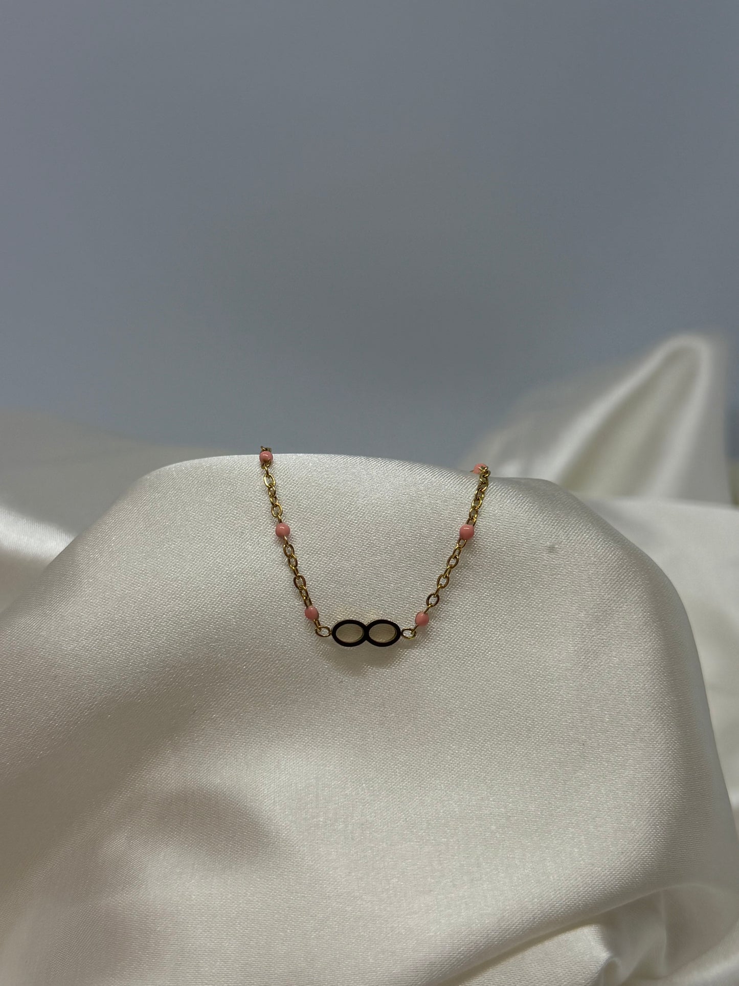 Bracelet infini perlé