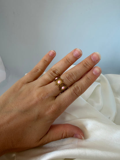 Bague rose