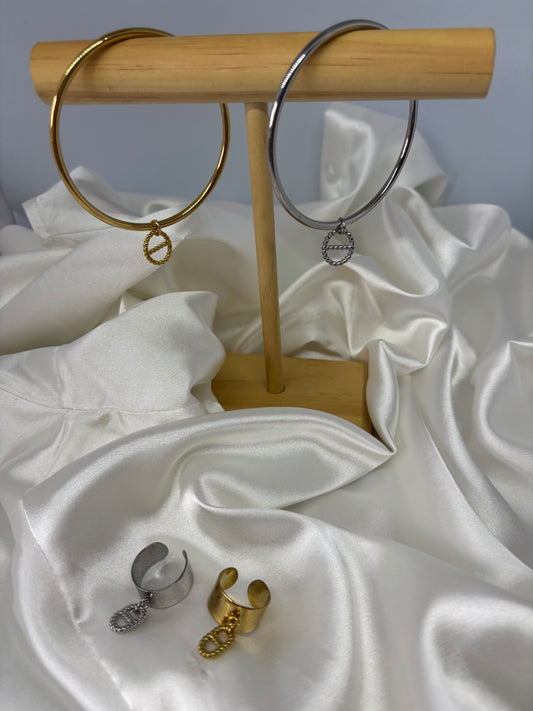 Ensemble maille marine vague