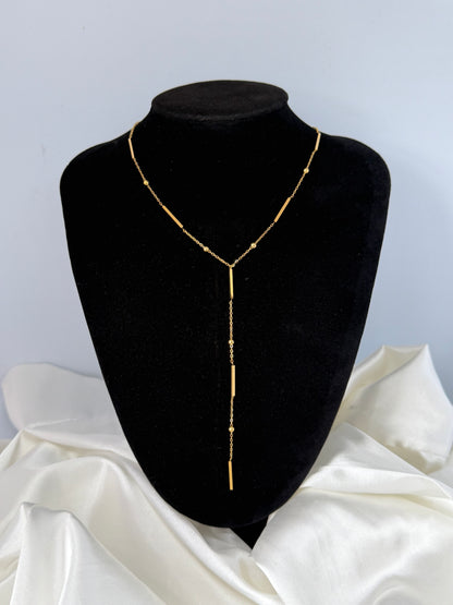Collier longue barre
