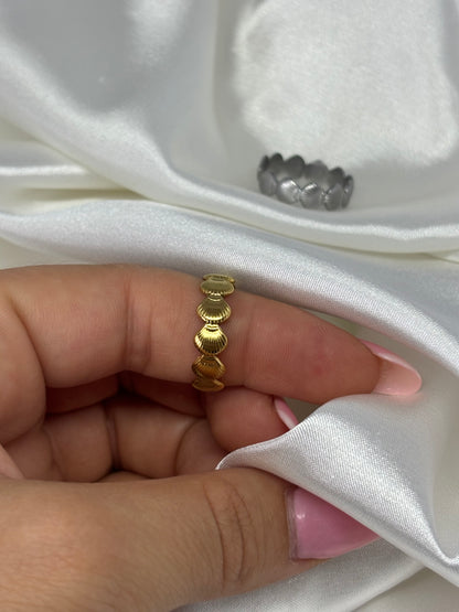 Bague petit coquillage
