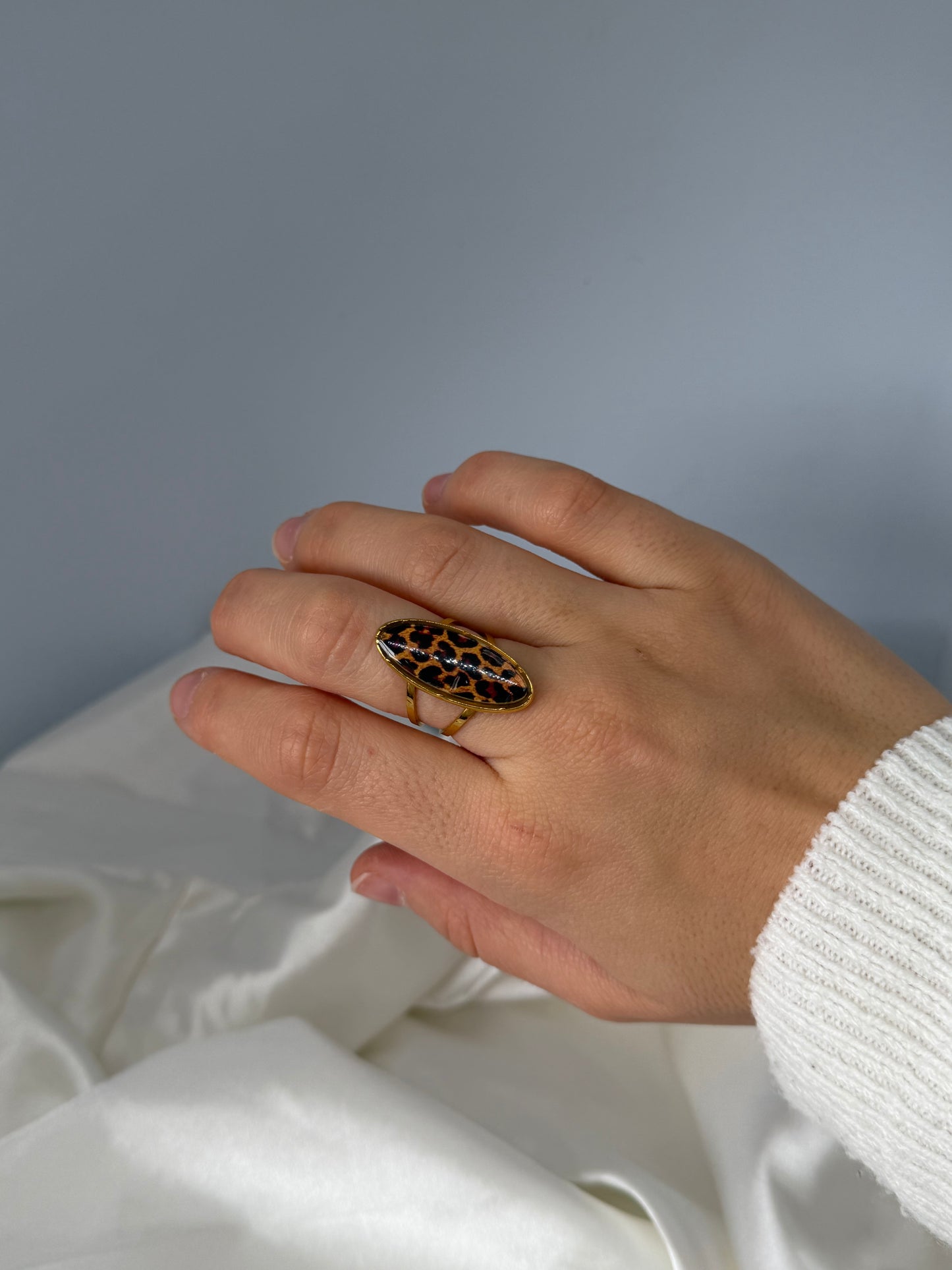 Bague léopard