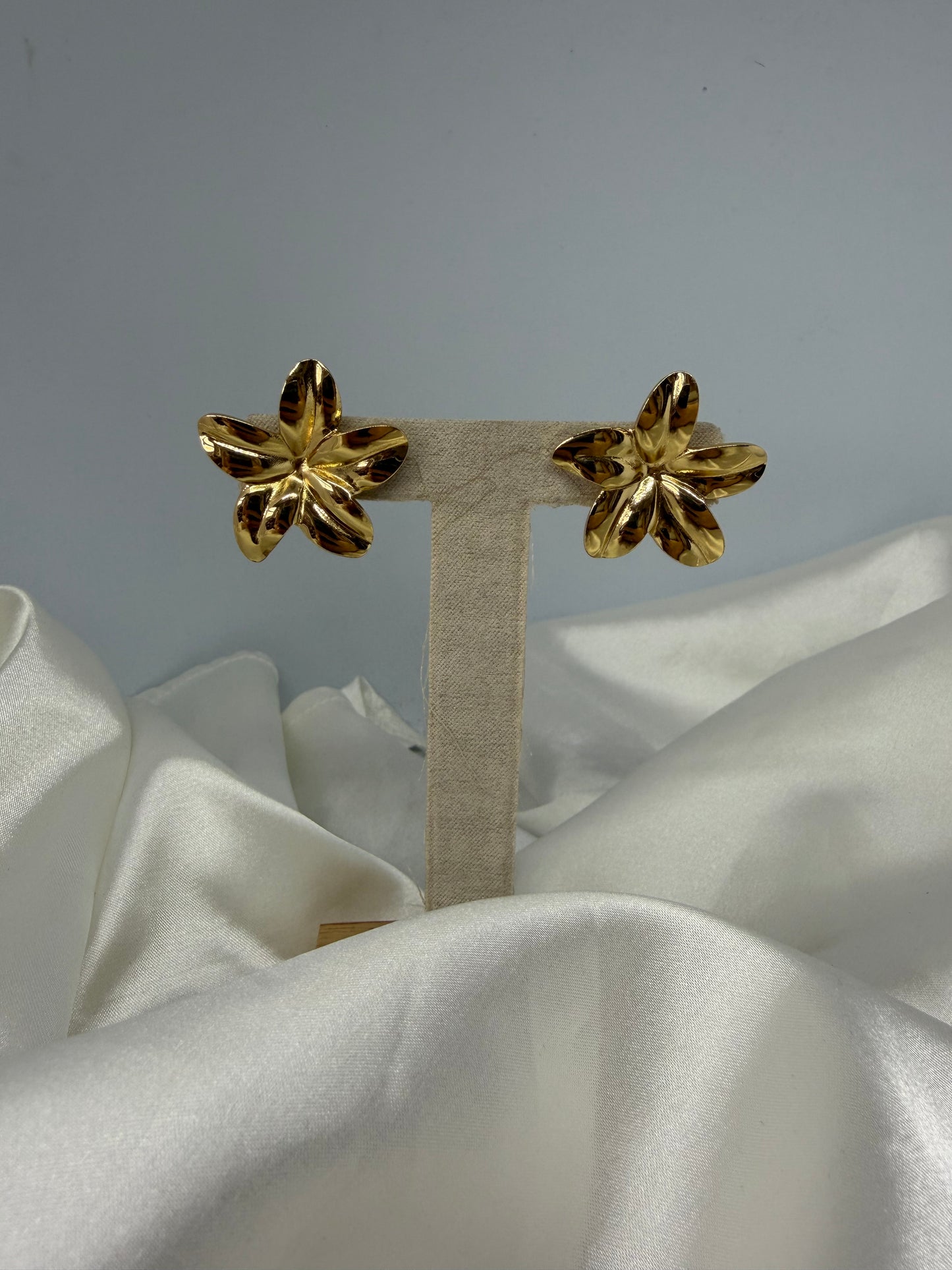 Boucles d'oreilles fleur crocus