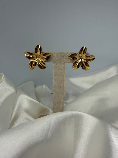 Boucles d'oreilles fleur crocus