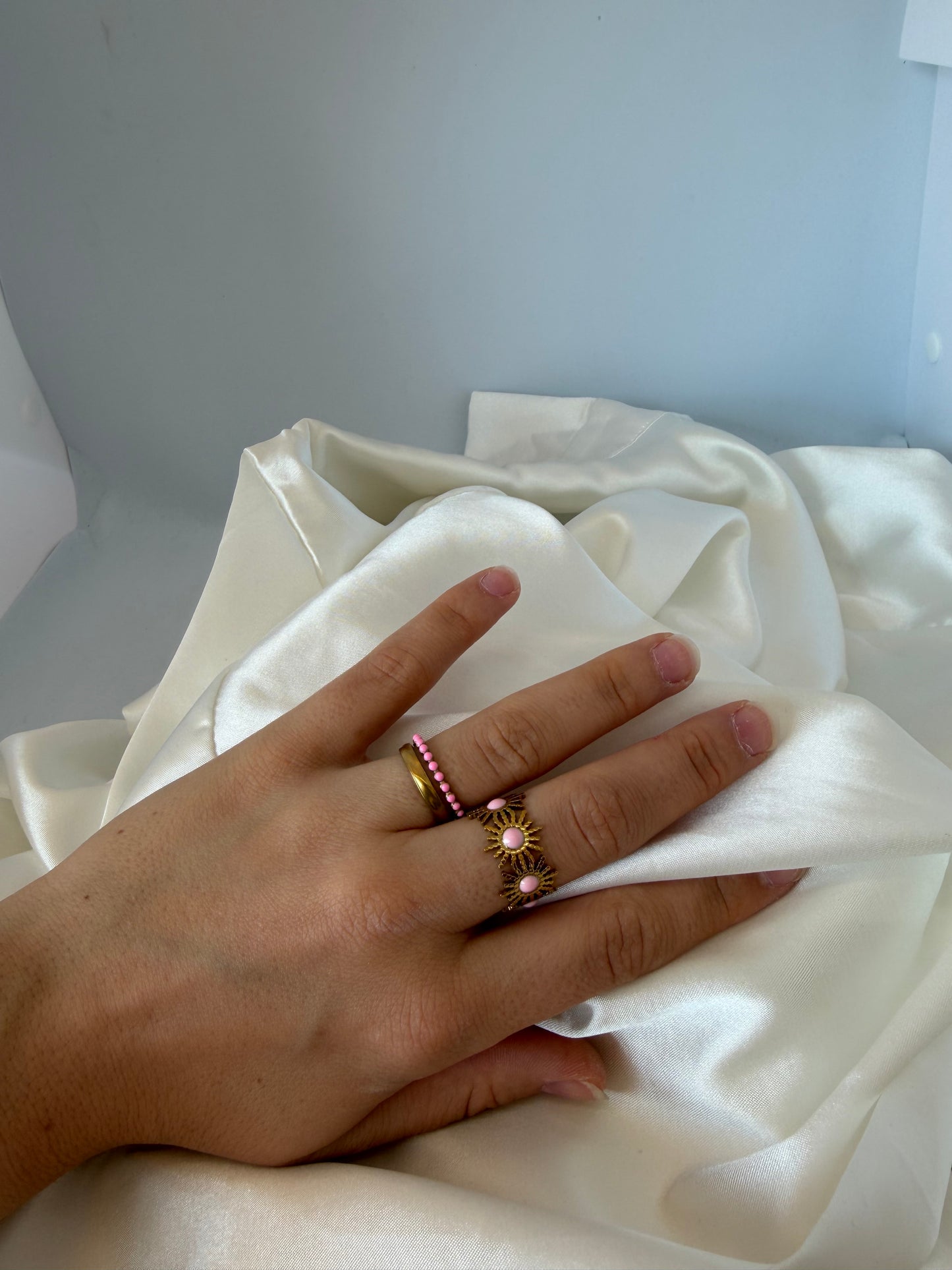 Bague rose