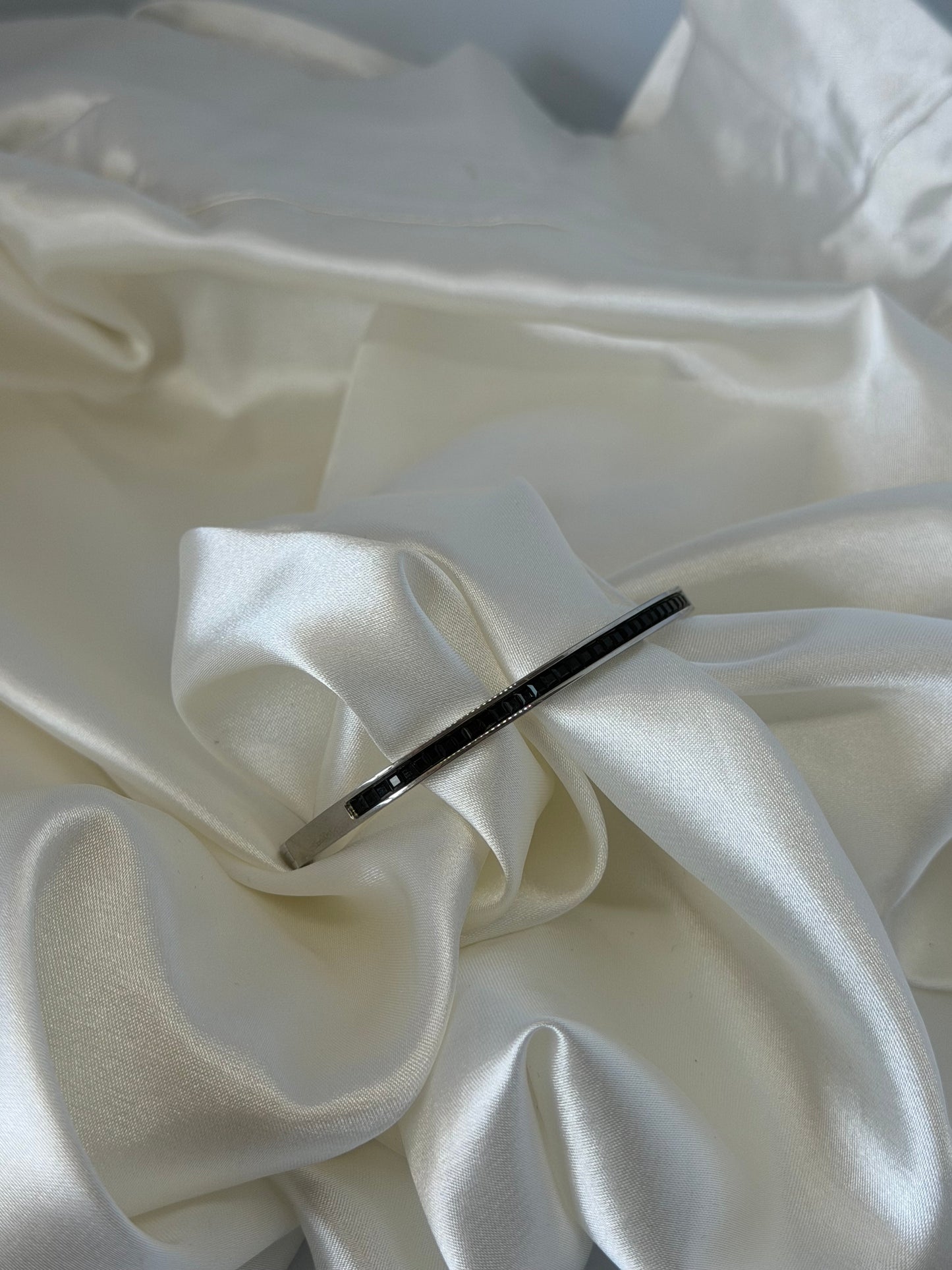 Jonc diamant coloré