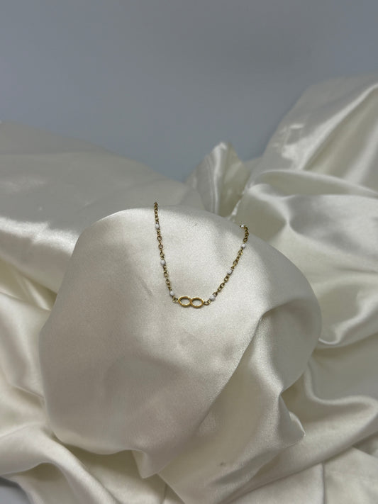 Bracelet infini perlé