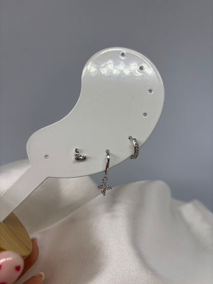 Ensemble de 3 paires de boucles d'oreilles