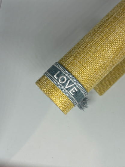 Bracelet tissu "LOVE"