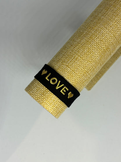 Bracelet tissu "LOVE"