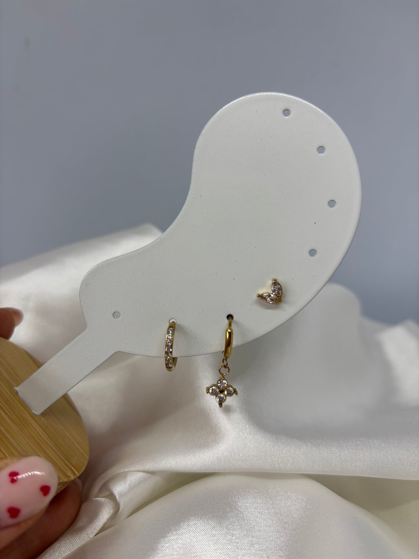 Ensemble de 3 paires de boucles d'oreilles