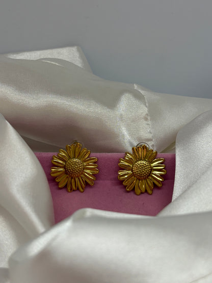 Boucles d'oreilles marguerite