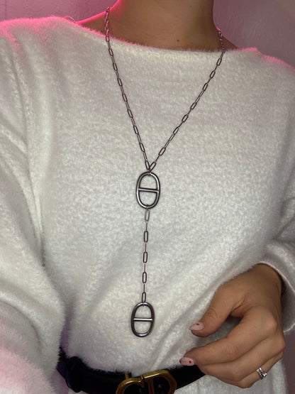 Sautoir grosse chaîne maille XL