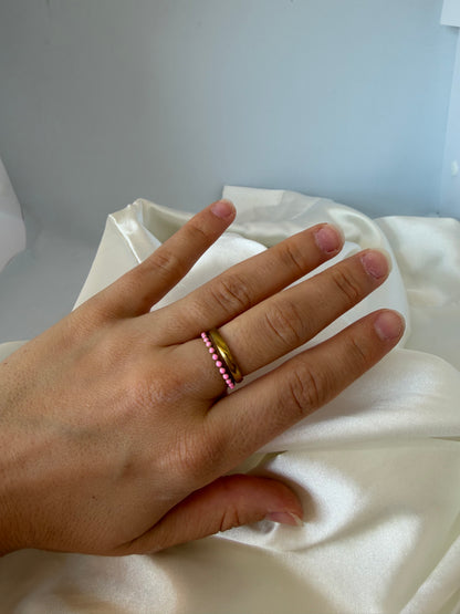 Bague rose