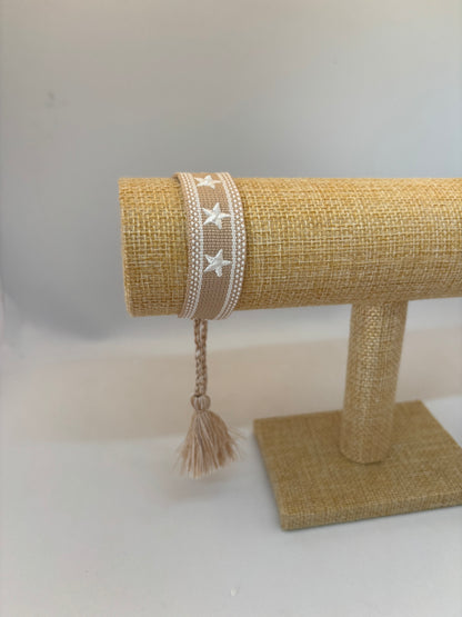 Bracelet tissu "ETOILES"