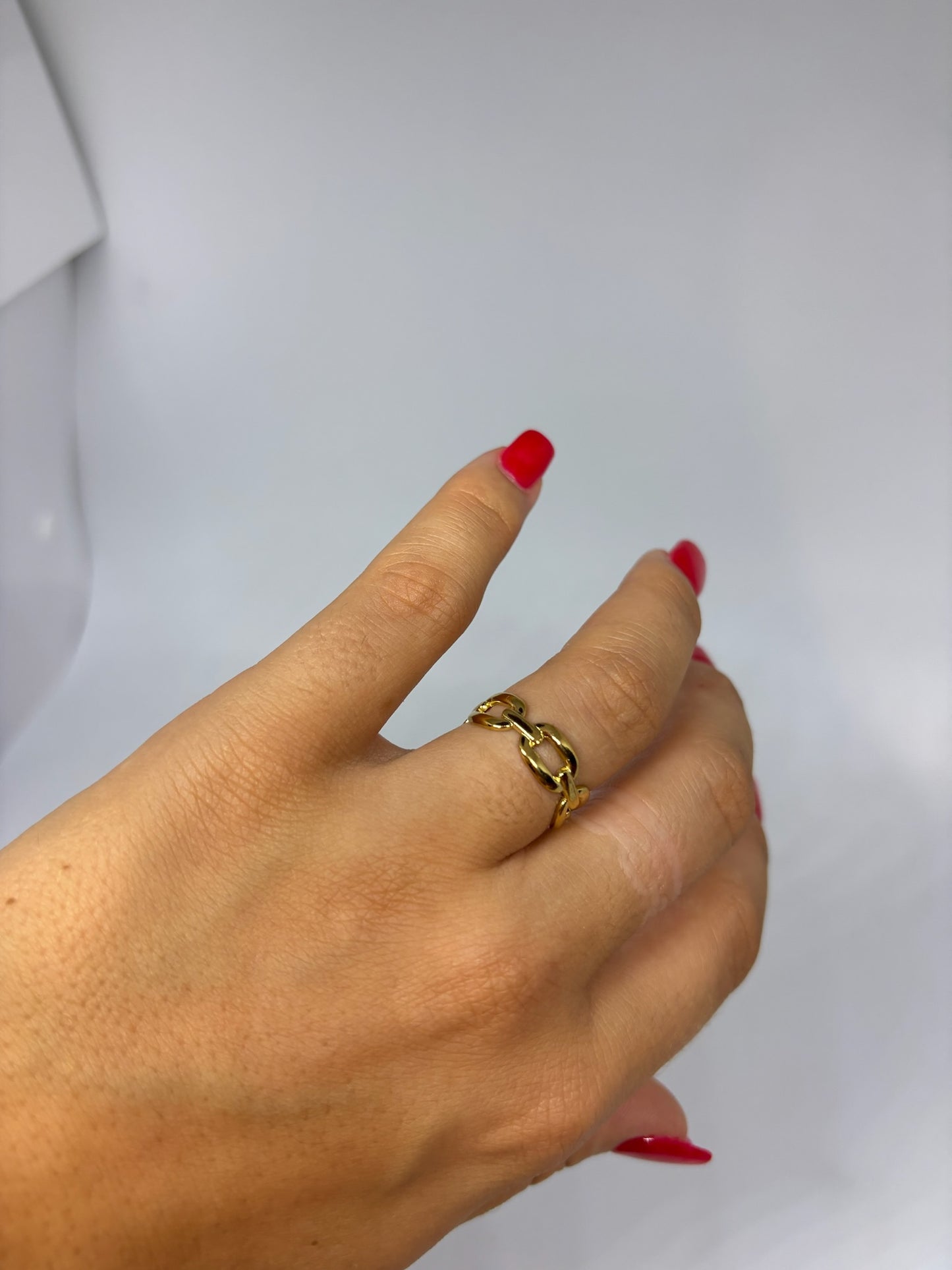 Bague chaîne