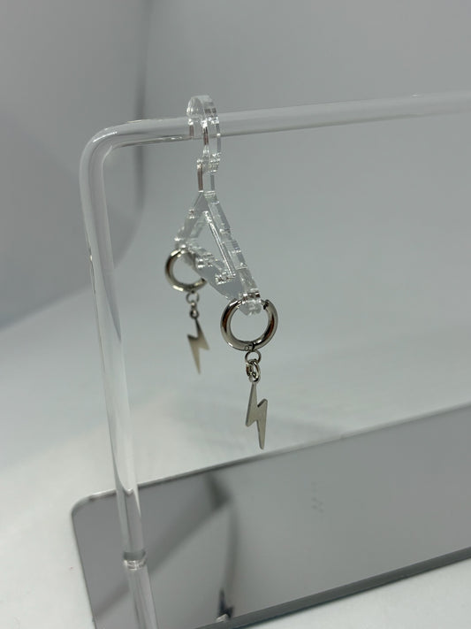 Boucles d'oreilles breloque éclair