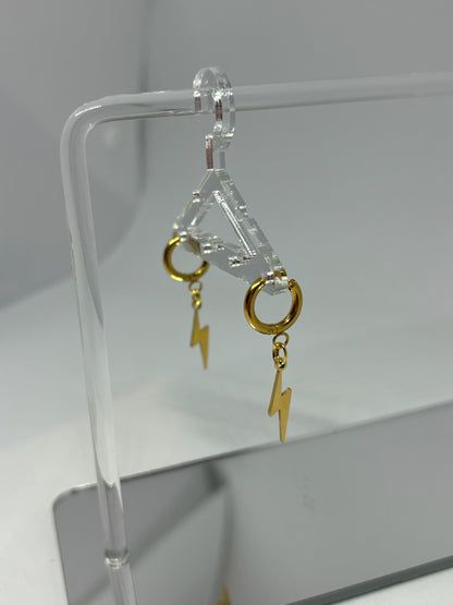 Boucles d'oreilles breloque éclair