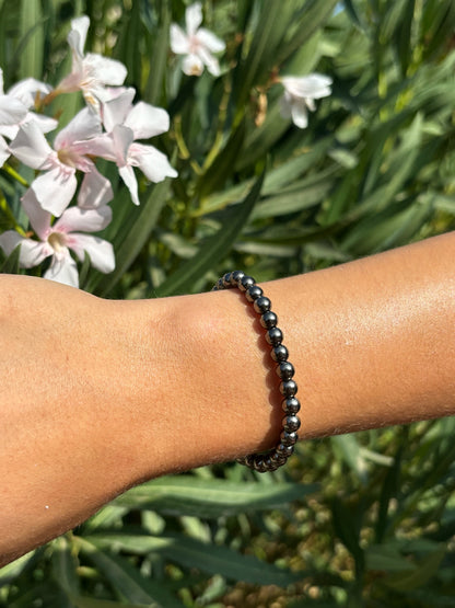 Bracelet en perle noir