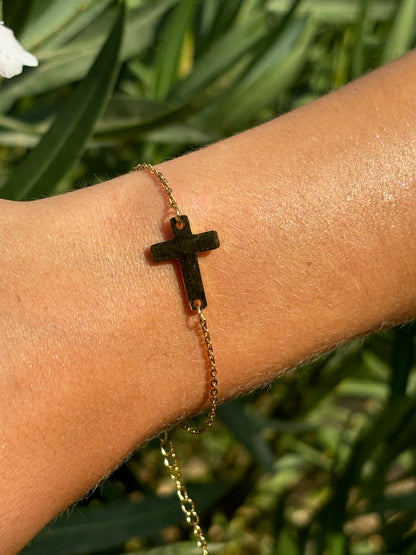 Bracelet croix chrétienne