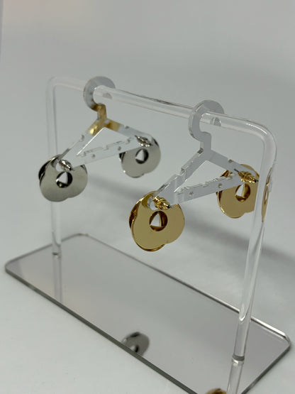 Boucles d'oreilles torsadé